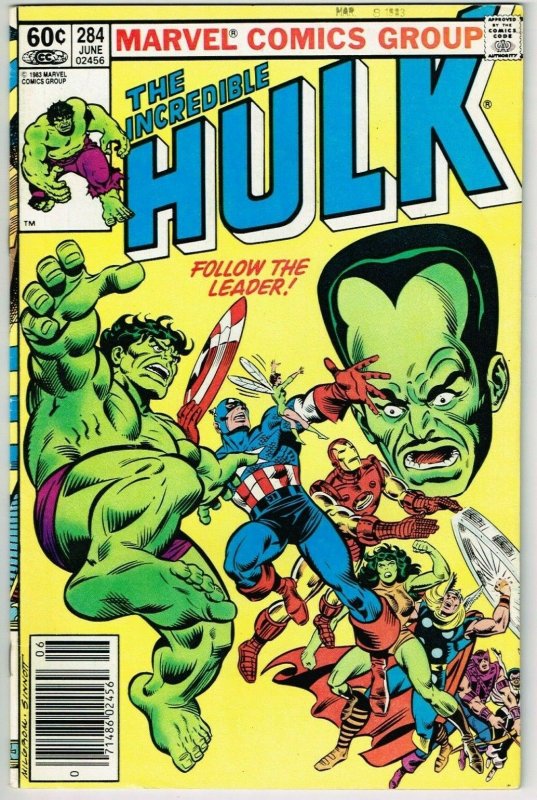 Incredible Hulk #284 (1962) - 6.0 FN *Time-Lost/Avengers*