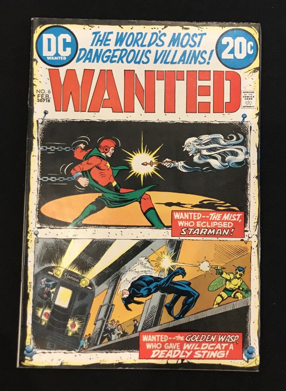 Wanted, The World's Most Dangerous Villains #6 (1973)