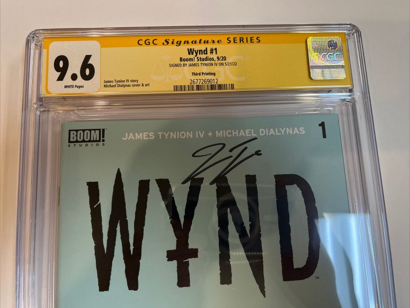 Wynd (2020) # 1 (CGC 9.6 SS)  Rarer 3rd Print | Signed Tyniion IV