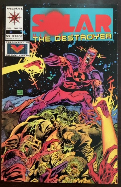 Solar, Man of the Atom #34 (1994) the Destroyer 