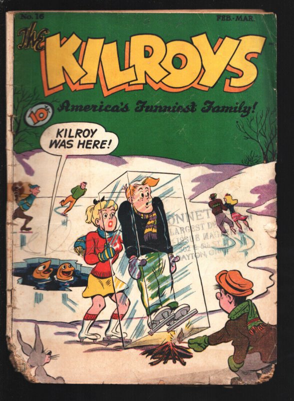 Kilroys #16 1948-ACG-Wacky slapstick teen humor-FR