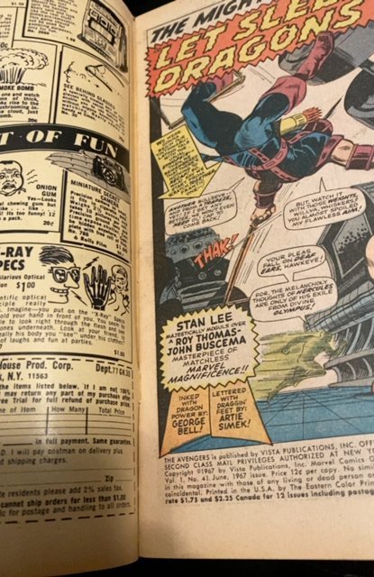 The Avengers #41 (1967)let sleeping dragons lie