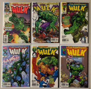 Rampaging Hulk set #1-6 Marvel 8.0 VF (1998 to 1999)