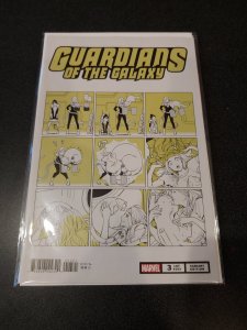 MARVEL COMICS FUJI CAT VAR GUARDIANS OF THE GALAXY #3 FUJI Variant Cover