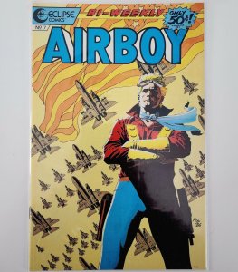1986 Eclipse Comics Airboy #7 Vintage Comic Book