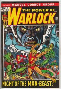 Warlock, the Power of  #1 (Apr-72) VF+ High-Grade Warlock