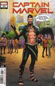 Captain Marvel (11th Series) #23 (2nd) VF ; Marvel | 157 New Atlantis