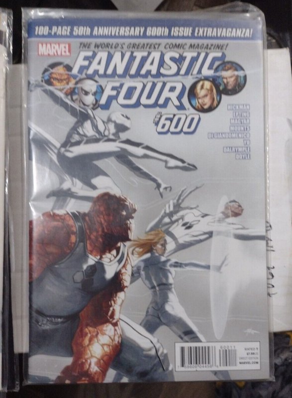 Fantastic Four  # 600  2012  MARVEL DISNEY  KEY DELL OTTO COVER  50TH ANNIVERSAR