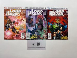 3 Lord Havok DC Comic Books # 2 3 4 Batman Superman Wonder Woman Flash 5 JS42