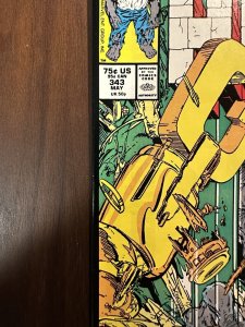 Incredible Hulk #343 VF Todd McFarlane Art (Marvel 1988)