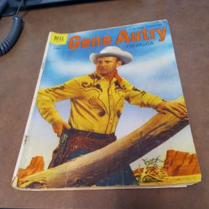 GENE AUTRY COMICS #72 Dell photo cover 1953 golden age western hero movie star