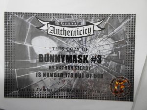 Bunny Mas #3 Virgin Variant by Nathan Szerdy LDT 500 W/ COA