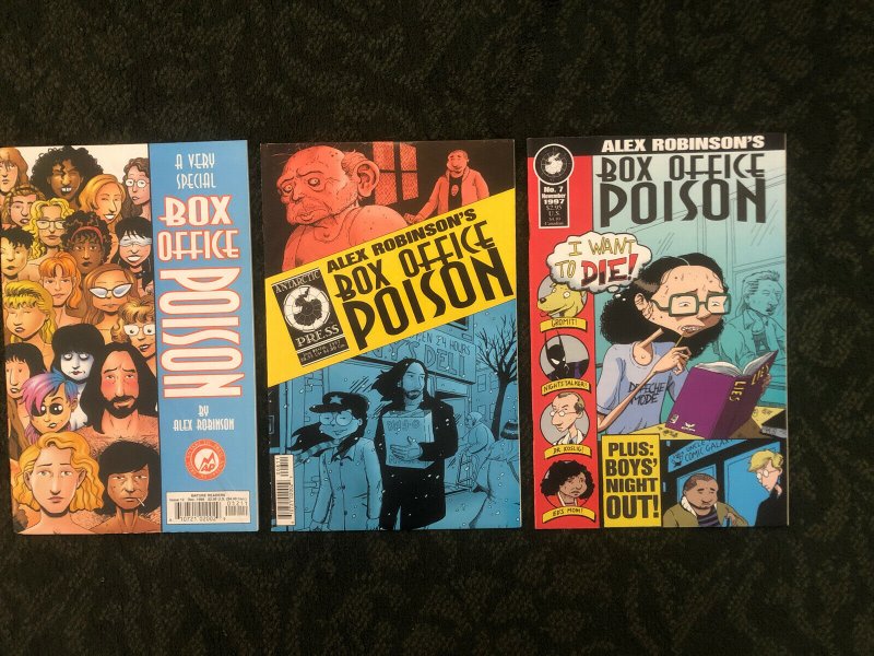 Box Office Poison Lot Of 9 Books #0,2,3,4,5,6,7,8,&12