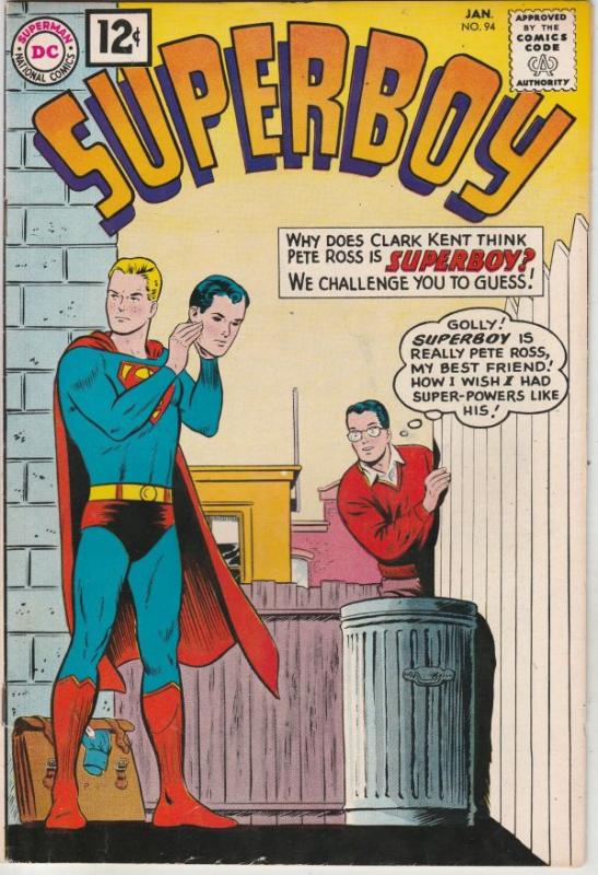 Superboy #94 (Jan-62) VF/NM High-Grade Superboy