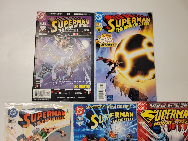 5 Superman Man of Steel DC Comic Books #60 67 68 100 111 52 TJ17