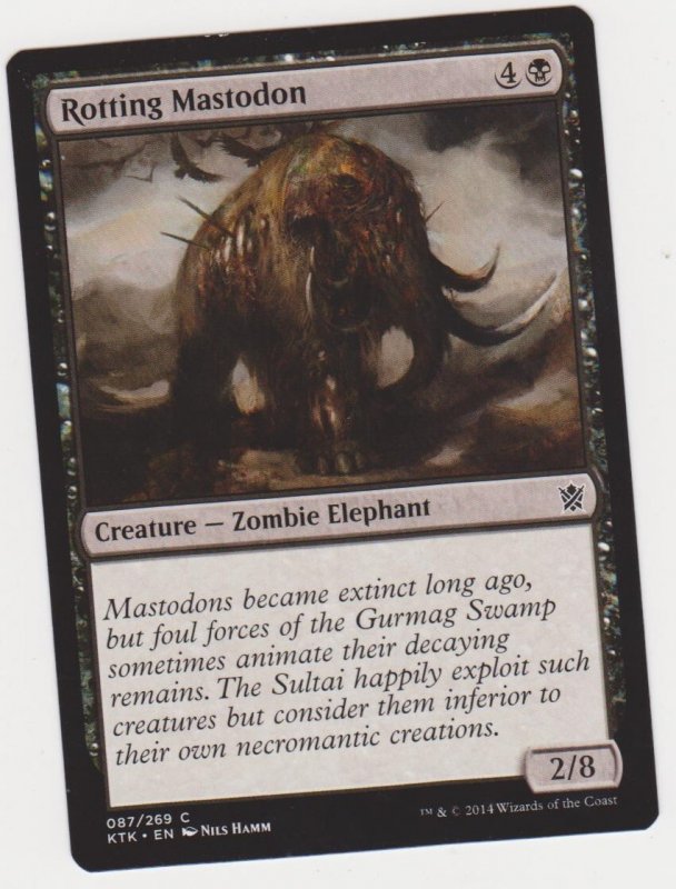 Magic the Gathering: Khans of Tarkir - Rotting Mastodon