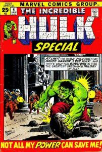 Incredible Hulk (1968 series) Special #4, VG+ (Stock photo)