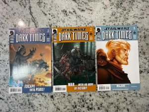 3 Dark Times Star Wars Comic Books # 0 1 2 NM Skywalker Blue Harvest 25 MS12
