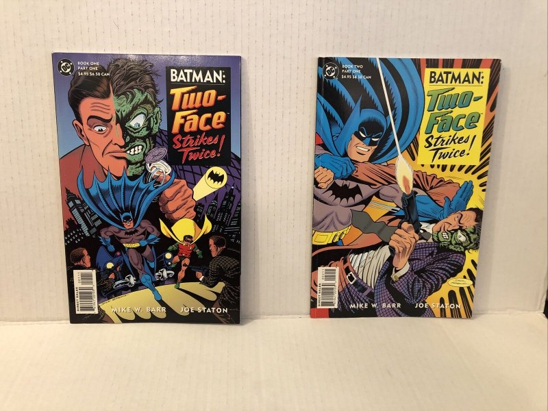 Batman Two Face Strikes Twice Tpb #1 And 2 Lot Of 2 Flip Books | Comic Books  - Modern Age, DC Comics, Batman, Superhero / HipComic