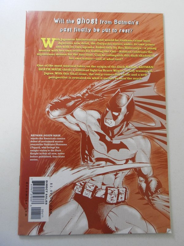 Batman: Death Mask #4 (2008) VF- Condition!