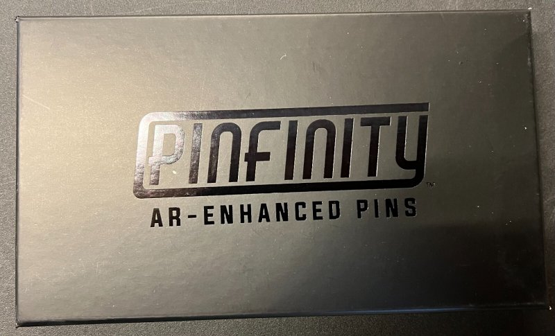 Pinfinity Magic The Gathering MTG  Black Collection Mana AR Pin Badge Set NEW F2