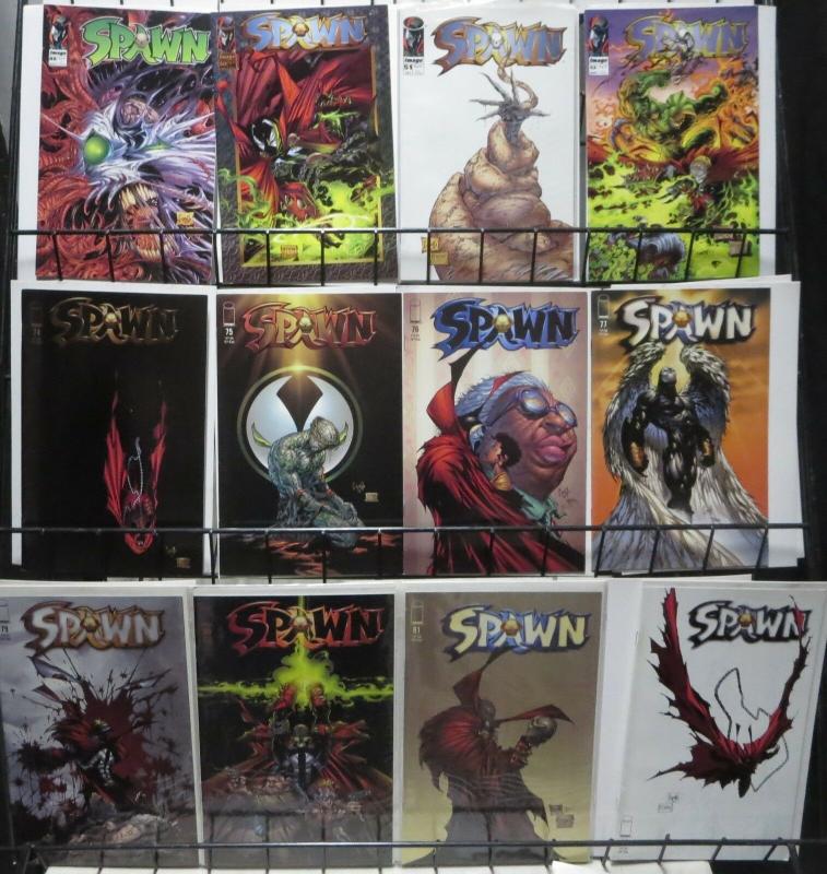 SPAWN 40 ISSUE FUN-BAG! 40 books, VF-NM! McFarlane! Capullo! Angela! Violator!