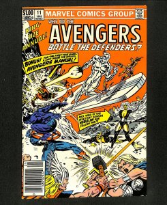 Avengers Annual #11 Newsstand Variant Vs Defenders Silver Surfer!