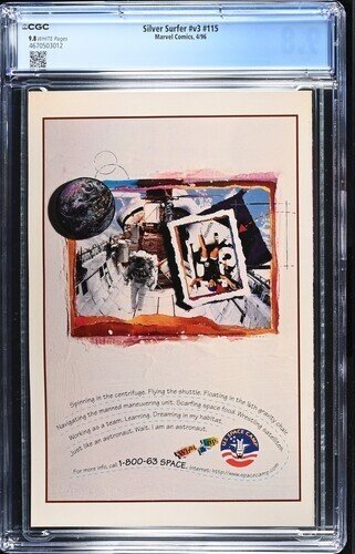 Silver Surfer v3 #115 1996 Marvel Comics CGC 9.8 White Pages 012
