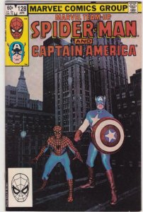 MARVEL TEAM-UP #128, VF-, Spider-Man, Captain America, 1972 1983 more in store