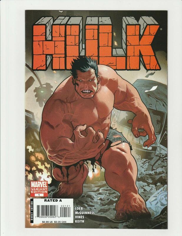 Hulk #1 (Marvel 2008) 1:20 Acuna Variant 1st Appearance of Red Hulk