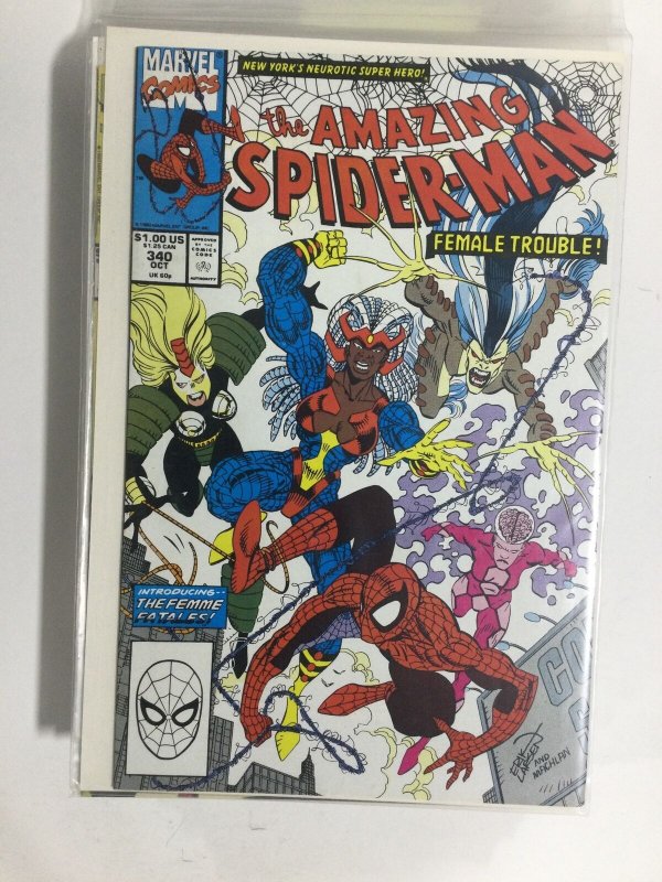 The Amazing Spider-Man #340 (1990) VF3B126 VERY FINE VF 8.0