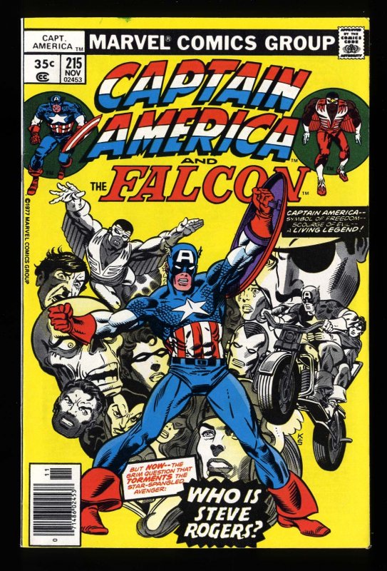 Captain America #215 NM- 9.2