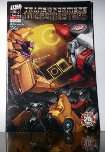 Transformers Micromasters #1 A Dreamwave 2004 Comic Feat. Nightbeat Hardhead