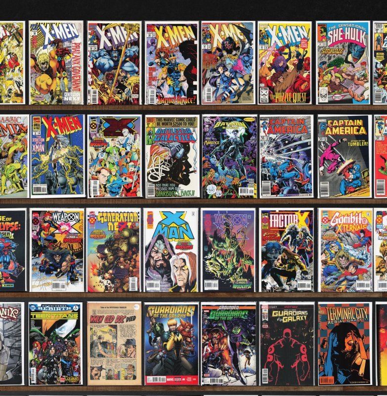 Huge Lot 150+ Comics with X-Men, Captain America, Classic X-Men & More!