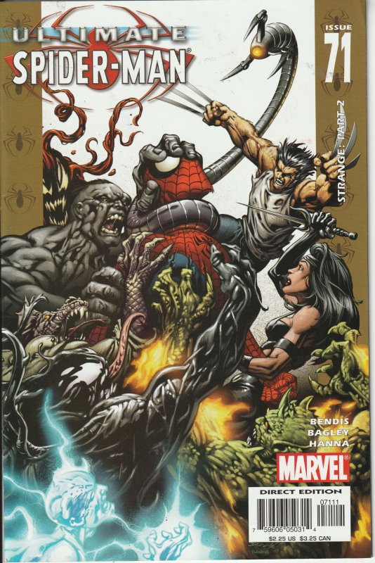 Ultimate Spider-Man #71 (2004)  Ultimates, Dr. Strange, Nightmare Appearance !