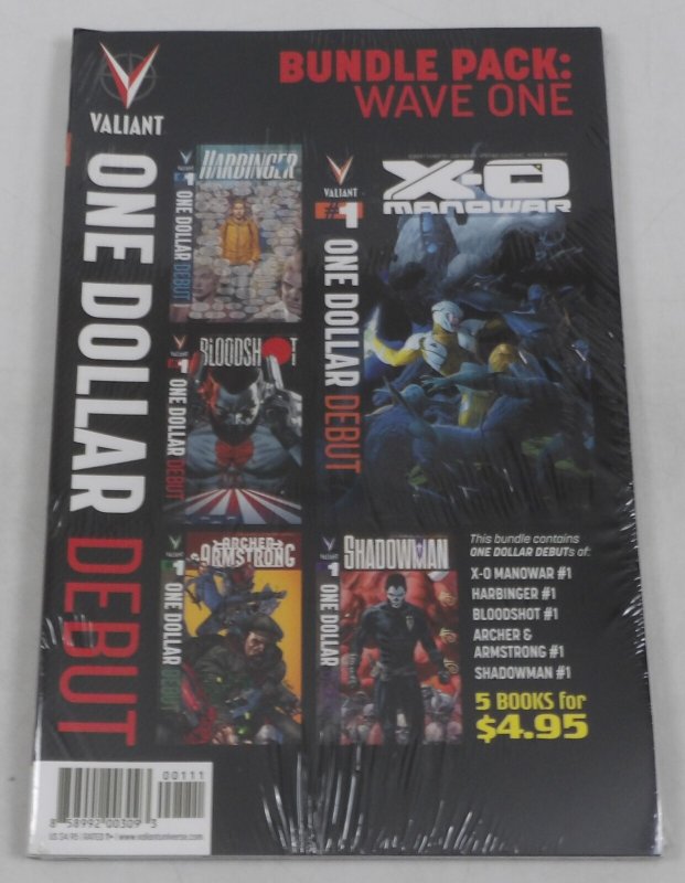 Valiant One Dollar Debut Bundle Pack: Wave One NEW SEALED Bloodshot ; Valiant