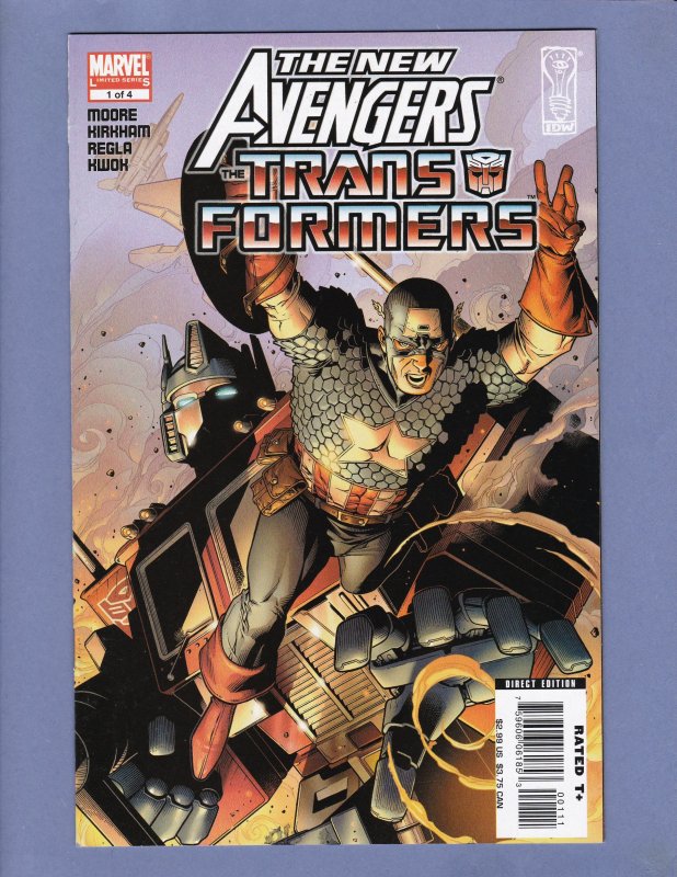 New Avengers/Transformers #1 VF/NM Marvel/IDW 2007