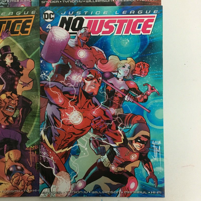 Justice League No Justice #1 #2 #3 #4 Full Set Snyder Tynion IV DC Comics 2019