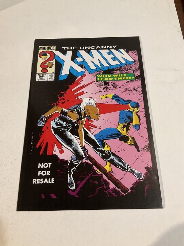 Uncanny X-Men 201 Nm- Near Mint- Legends Toybiz Reprint Marvel A