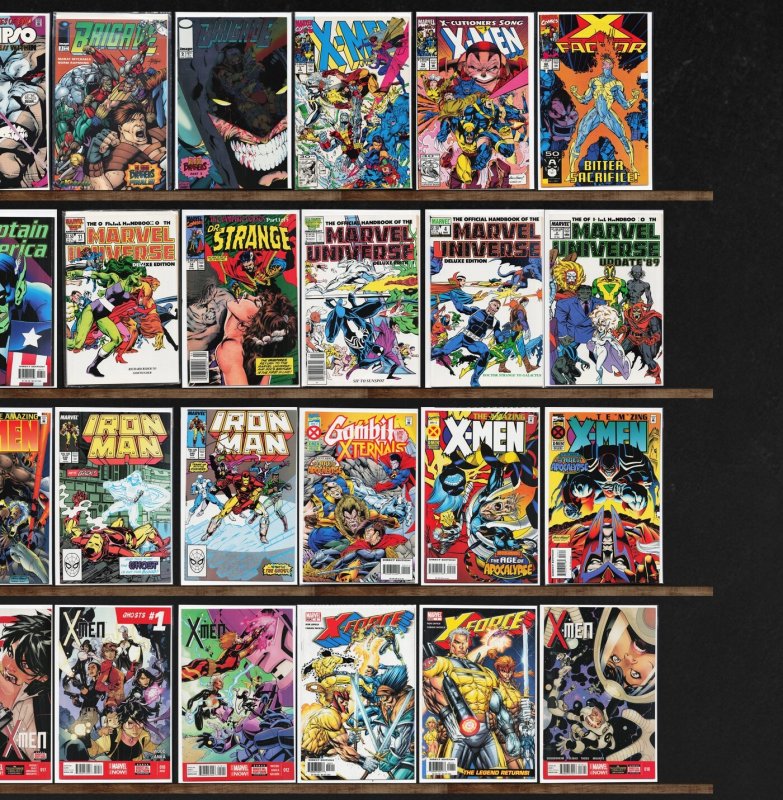 Huge Lot 140+ Comics with X-Men, Iron Man, The New Mutants, Thor & More!