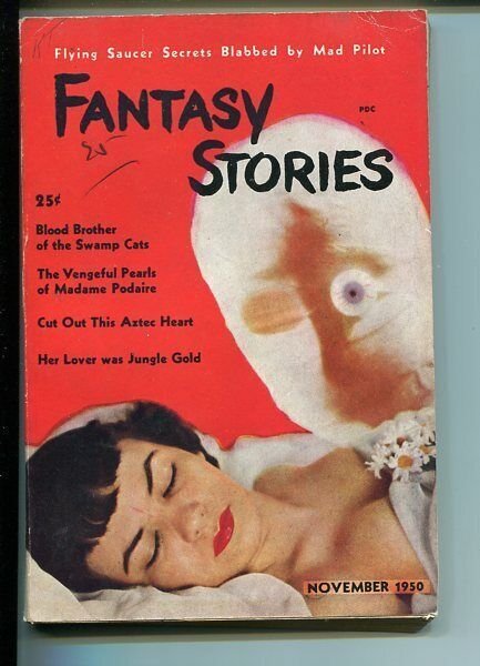 FANTASY STORIES-NOVEMBER-1950-FN-FLYING SAUCERS-CRIME -MYSTERY FN