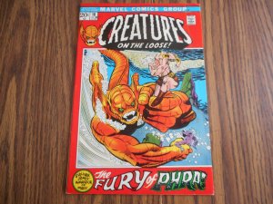CREATURES ON THE LOOSE # 18  WOW!! HIGHER-GRADE GEM!!