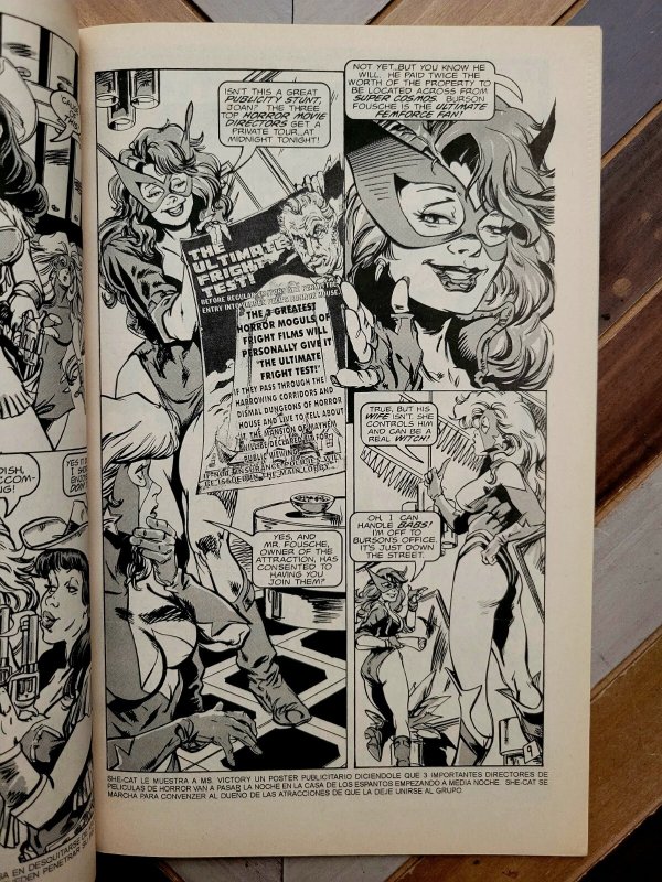 FemForce #98 (AC Comics 1996) CAT & PENDULUM She-Cat & Vincent Price Parody FN