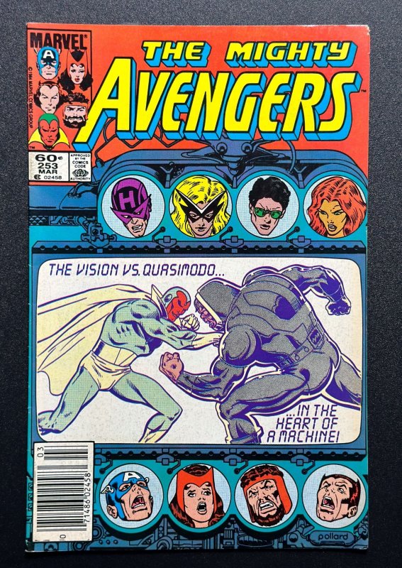 The Avengers #253 Newsstand Edition (1985)