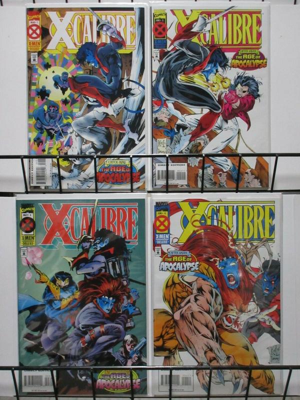 X CALIBRE (1995)1-4 complete Age Of Apocalypse story! 