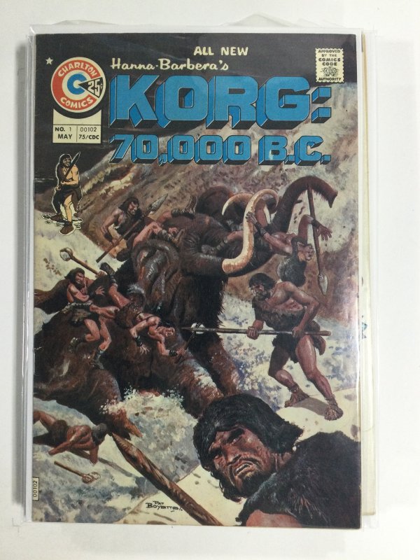 Korg: 70,000 B.C. #1 (1975) FN3B119 FINE FN 6.0