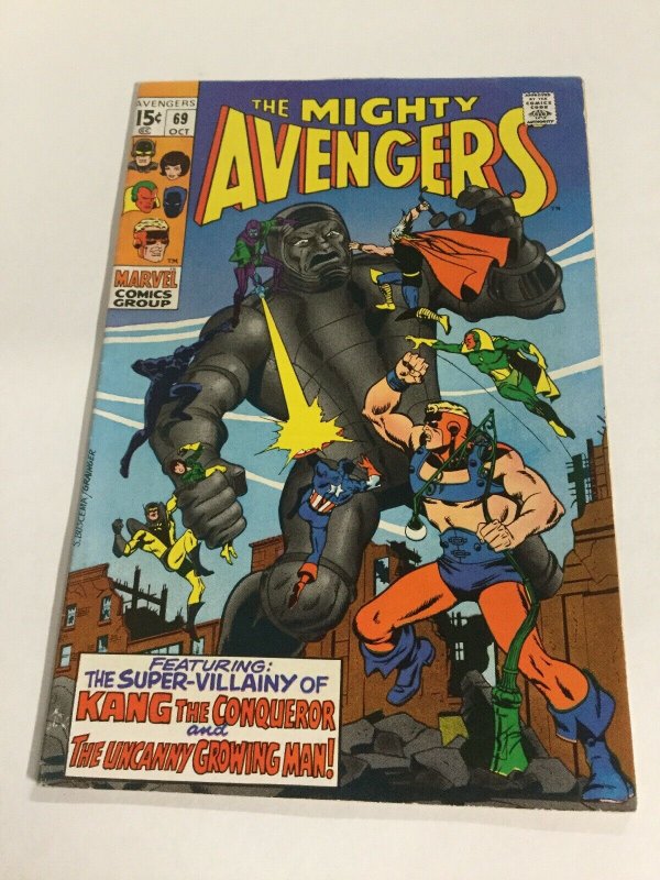 Avengers 69 Vf Very Fine 8.0 Marvel Comics Silver Age