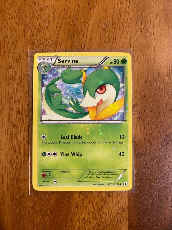 Servine RC2/RC25 2013 Common Pokemon Trading Card Game TCG