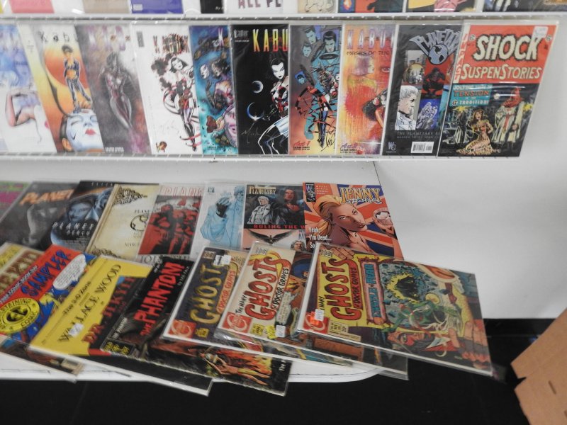 Huge Lot 150+ Comics W/ Kubuki, Shi, Charlie Chan+ Avg VF- Condition!!