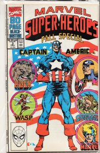 Marvel Super-Heroes #3 (1990) Captain America